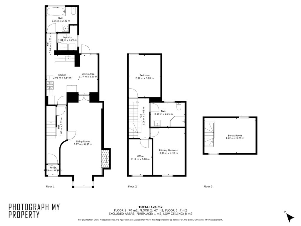 Example Floor plan produced by Photograph My Property